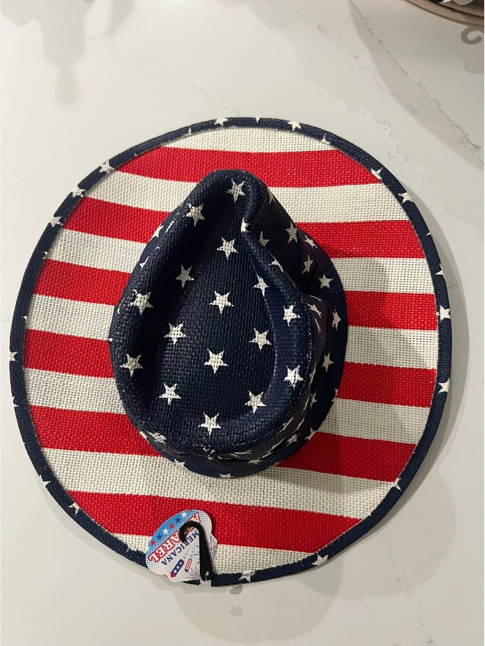 7-Eleven Shade PATRIOT STRAW HAT, One Size